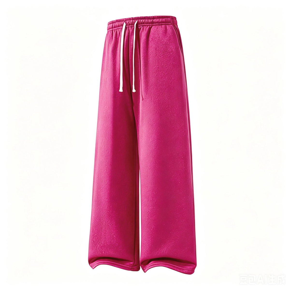 Pantalon jogging large femme fuchsia