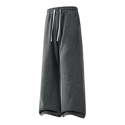 Pantalon jogging large femme gris anthracite